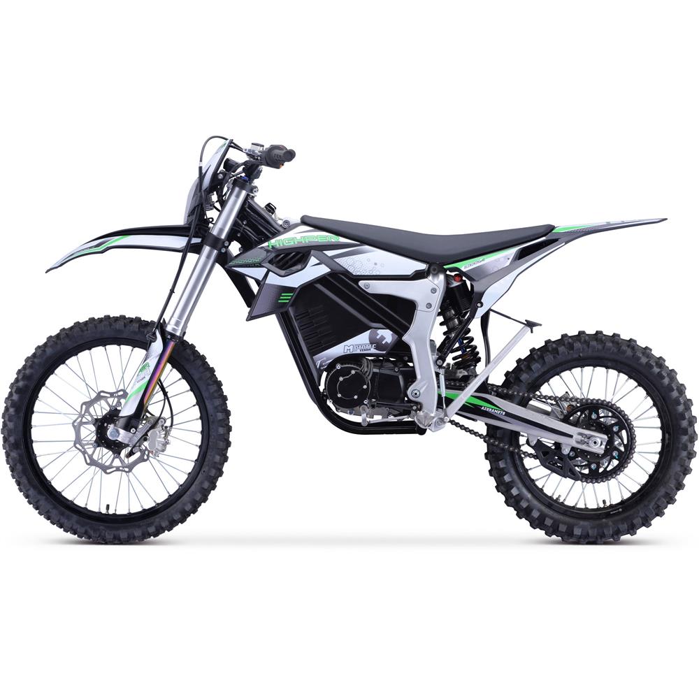 High Power Electric Dirt Bike for Teens โ Mototec Venom 72v