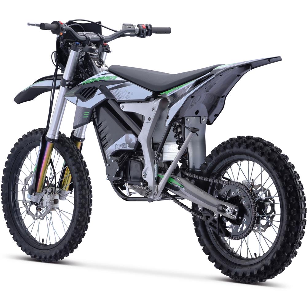 High Power Electric Dirt Bike for Teens โ Mototec Venom 72v