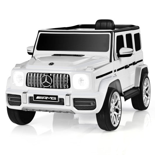 12V Mercedes-Benz G63 Licensed Kids Ride On Car with Remote Control-Navy
