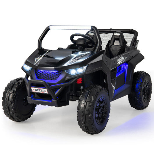 12V 2-Seater Kids Ride on UTV with Slow Start Function Music-Red