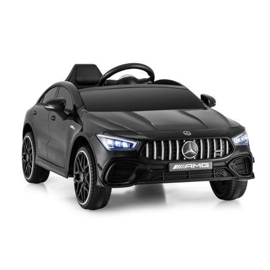 12V Kids Ride on Car Mercedes-Benz AMG CLA 45 with Remote-White