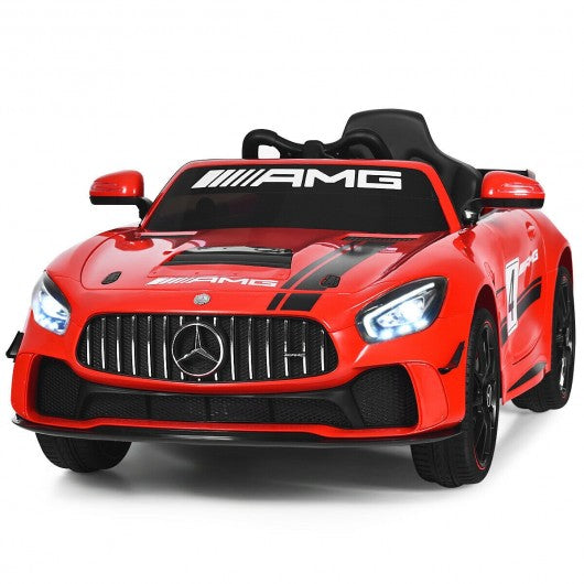 12V Mercedes Benz AMG Licensed Kids Ride On Car-Light Gray
