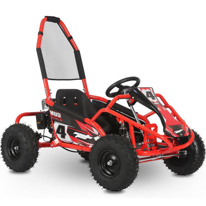 Mototec Mud Monster 98cc Go Kart Full Suspension Blue