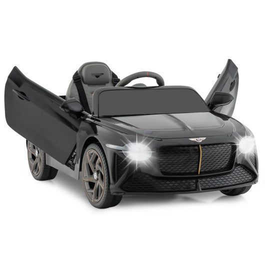 12V Powered Car Kids Ride-on Racer Car Licensed Bentley Bacalar-Green