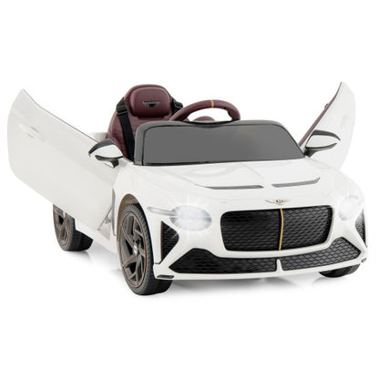 12V Powered Car Kids Ride-on Racer Car Licensed Bentley Bacalar-Green