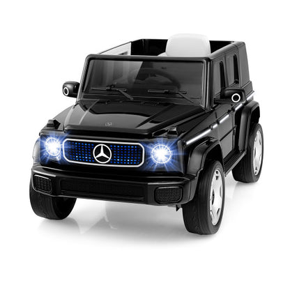 12V Licensed Mercedes-Benz EQG Kids Electric Ride-On Car Black