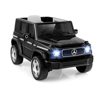12V Licensed Mercedes-Benz EQG Kids Electric Ride-On Car Black