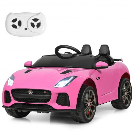 12V Jaguar F-Type SVR Licensed Kids Ride On Car-Black