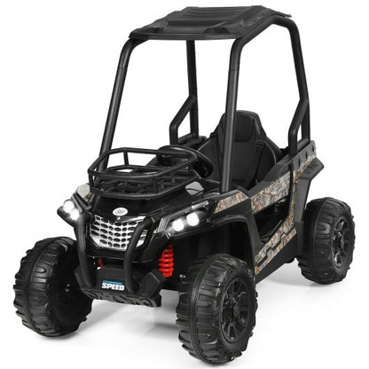 12V Kids RC Electric Ride On Off-Road UTV Truck with MP3 and Light-Pink