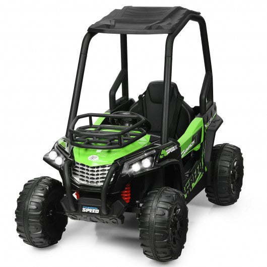 12V Kids RC Electric Ride On Off-Road UTV Truck with MP3 and Light-Pink