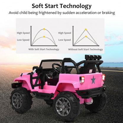 12V Kids Remote Control Riding Truck Car