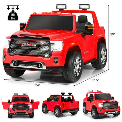 12V 2-Seater Licensed GMC Kids Ride 